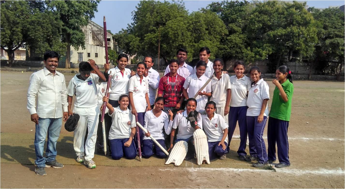 Girls Cricket Team District-Level Winners