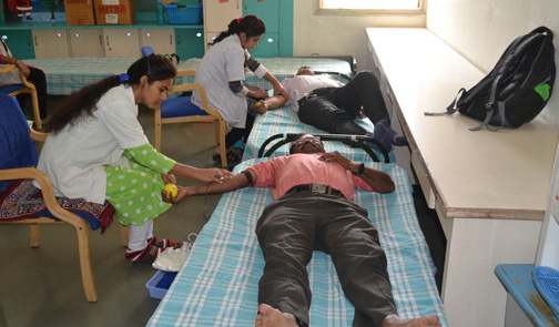 Blood donation camp