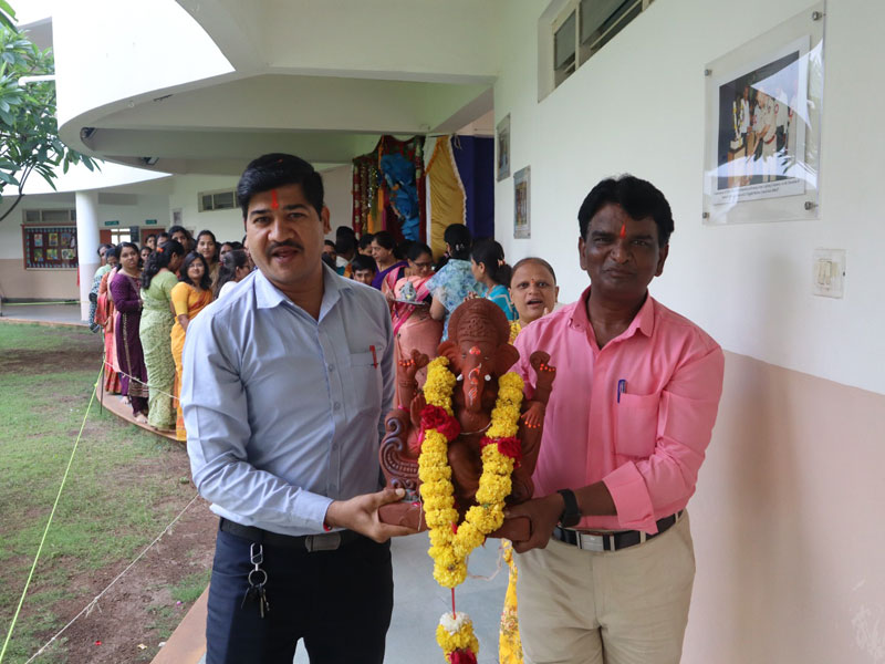 Ganesh Sthapana in school