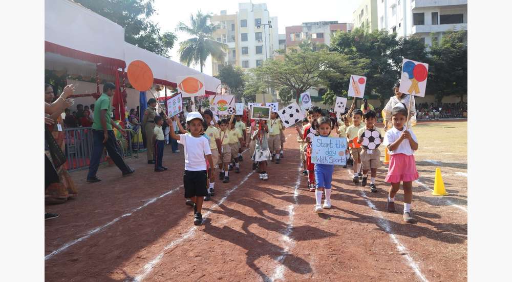  Annual Sports Meet 2025 Day 1- Chief Guest Dr. Satyajeet Waghchavre